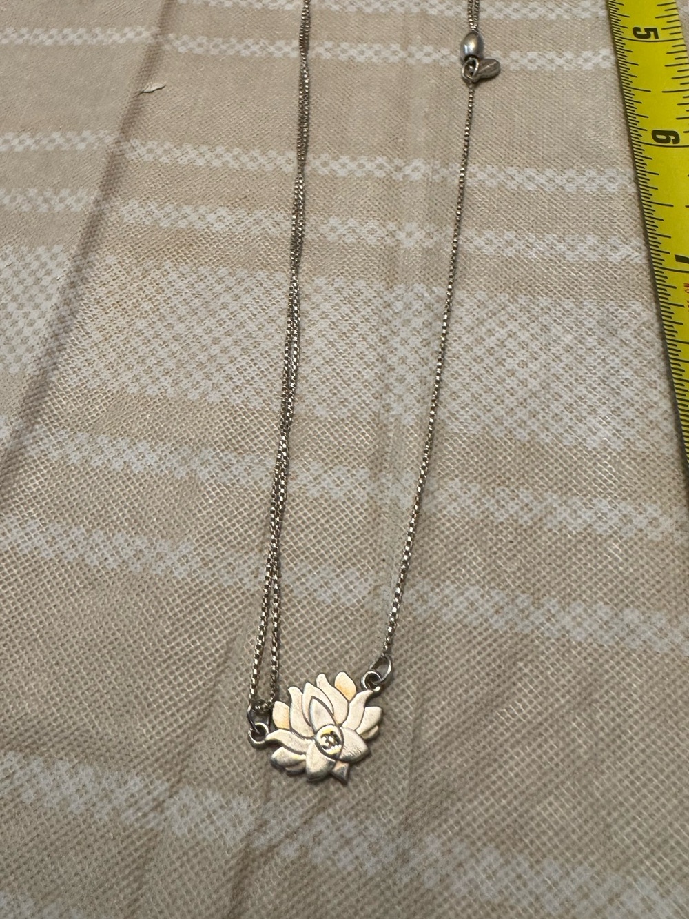 Alex and Ani Silver Lotus Pendant Necklace